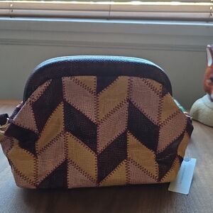 Anthropologie Patchwork Clutch Bag